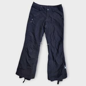 Spyder Ski/Snow Pants Women's M black Lined Vented Snowboarding Winter Gear